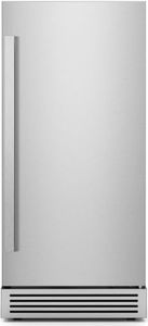 Ca'Lefort 15-Inch Drainless Under Counter Ice Maker, 22LBS Storage Bin | Crescent Ice Maker, 15lbs Daily Ice Production, Built-In Outdoor Stainless Steel for Whiskey, Coffee & Soft Drinks