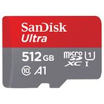 SanDisk 512 GB MicroSDXC Ultra 150MB Card Only – Extended Capacity SD (MicroSDHC)