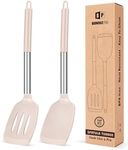 Pack of 2 Silicone Slotted Spatula,