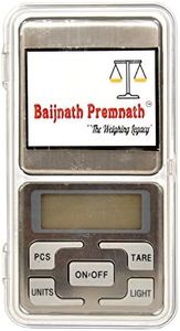 Baijnath Premnath Digital 200gm x 10mg (0.01g) Pocket Jewellery Weighing Scales