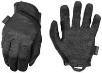 Mechanix Wear: Tactical Specialty Vent Covert Tactical Work Gloves - Thin, High Dexterity, Touch Capable (Medium, All Black)