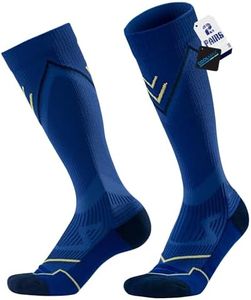 BRISIRA Coolmax Cooling Soccer Socks Cushioned Moisture Wicking Performance Knee High bamboo viscose Compression sports Socks