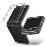 Spigen Air Skin Glitter Back Cover Case Compatible with Galaxy Z Flip 5 (Poly Carbonate | Crystal Quartz)