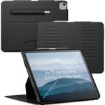 ZUGU CASE for iPad Air Case 13 Inch M4 2026 & M3 2025 & M2 2024 / iPad Pro 12.9 inch (3rd/4th Gen), Slim Protective Cover with Apple Pencil Holder, 10 Viewing Angles Auto Wake/Sleep (Black)