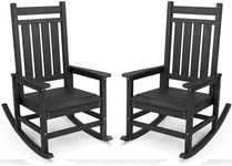 SERWALL Outdoor Rocking Chair Set o
