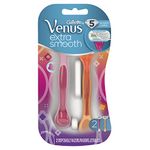 Gillette Venus Embrace Women's Disposable Razor, Tropical & Malibu Scent, 2 Count