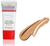 AQUAPURITY PHOERA Full Coverage Foundation New Formula Waterproof Long Lasting Oil Free Velvet Matte Liquid Foundation for Oily Skin Flawless Makeup Base Cream Concealer (105 Sand…)