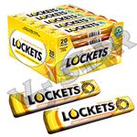 20 Packs of LOCKETS Honey&Lemon / Extra Strong / Cranberry & Blueberry with Menthol & Eucalyptol (Honey & Lemon) - VSTAR