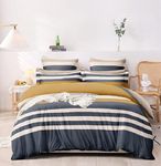 Laying Style™1 Reversible Comforter Super King size108 x 108 Both Side Same Print 1 Bedsheet King Size 108 * 108 inches with 2 Pillow Cover (Comforter with Bedsheet)