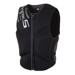 LUIVZD Swim Jacket - Adult Neoprene Life Jacket Lightweight Anti-Collision Large Buoyancy Swimming Vest for Fishing, Boating, Snorkeling(black,L)