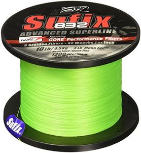 Sufix 832 Braid Line-1200 Yards (Neon Lime, 20-Pound)