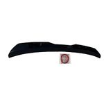 Hapihom Car Rear Wing Trim Paste Type Trunk Tail Spoiler With Adhesive Tape Modified Parts bright black