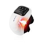 Heated Knee Massager, Adjustable Temperature Wireless Knee Massager, LED Screen, Wearable Rechargeable Knee Massager for Swollen and Painful Joints, Ligament Stretching and Muscle Injuries