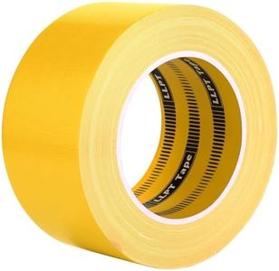 LLPT Duct Tape Premium Grade 2.36 Inches x 108 Feet x 11 Mil Easy Tear Residue Free Strong Adhesive Color Yellow (DT247)