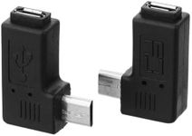 cablecc 2pcs 9mm Long Connector 90 