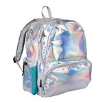 Wildkin 17 Inch Kids Backpack for Boys & Girls, Features Three Zippered Compartment with Interior & Side Pockets Backpacks, Perfect for School & Travel Backpack for Kids (Holographic)