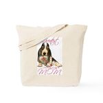 CafePress Basset Mom Tote Bag Natural Canvas Tote Bag, Reusable Shopping Bag