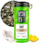 Tiesta Tea - Coconut Breeze - Soft Coconut Oolong Tea - Loose Leaf Tea Blend - Medium Caffeinated Oolong Tea - Make Hot or Iced Tea Up to 40-50 Cups - 4 oz Refillable Tin