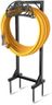 Pattiumo Garden Hose Holder Freestanding, Water Hose Holders for Outside with 4 Spikes, Outdoor Garden Hose Storage Heavy Duty 150ft Hose Hanger Metal Hose Stand Detachable Hose Reel Rack Organizer