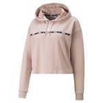 Puma Women's Cotton Hooded Neck Sweatshirt (84999847_Rose Quartz_L)