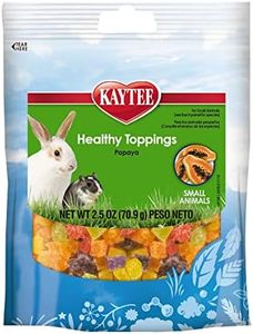 Kaytee Fiesta Healthy Toppings Papaya Treat For Small Animals, 2.5-Oz Bag