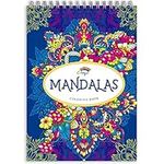 Mandala Adult Colouring Books by Colorya - A4 Size - Mandalas Colouring Book for Adults - Premium Quality Paper, No Medium Bleeding, One-Sided Printing