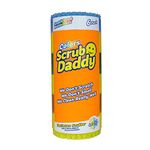 Scrub Daddy Colors, Six Sponge Multipack, Dish Sponges for Washing Up, Texture Changing Scratch-Free Cleaning for Kitchen & Bathroom, Odour Resistant, Dishwasher Safe, Multi Use Pack of 6