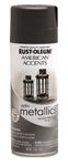 Rust-Oleum American Accents Designer Metallic Spray Paint for DIY Decoration (Aged Bronze - 312 Grams)