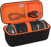 BOVKE Carrying Case for Bushnell Wingman 2 /Bushnell Wingman Golf GPS Bluetooth Speaker, Extra Mesh Pocket for Charging Cords and Accessories, Black