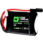 7.4v 1500mAh 20c Micro PEQ LiPo Battery