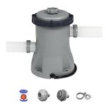 Bestway Filter Pump with Intergrated Pool System, Grey 330gal