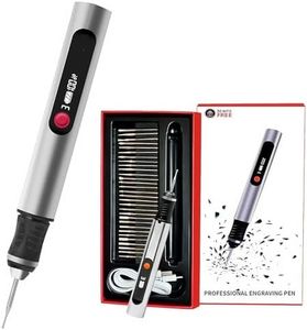 Customizer Resparked Engraving Pen (Formerly Culiau): Ultimate Cordless Portable Tool for Artists & DIYers - Engrave 50+ Surfaces - Beginner Friendly - Rechargeable - Free 30 Bits & Mastery Guide
