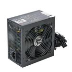 JUSTOP Black ATX 500W PSU, Switching Power Supply, Computer Desktop PC, 120mm Fan, 4+4-Pin 12V, 6x SATA