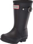 Hunter Original Wellies, Unisex Kids' Rain Boots, Black (Black), 2 UK (34 EU)