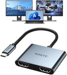 KOZYC USB C to Dual HDMI Adapter 4K