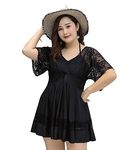 YUPPIN Plus Size Swimwear for Women: Flattering and Stylish Beachwear for Every Body with pads Black