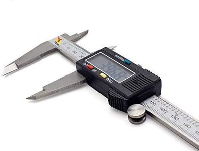 zhart Vernier Caliper Digital 150 mm / 6" Video Display Measurement tool with MM Inch Conversion and Inside Outside Depth and Step Measuring Feature