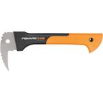 Fiskars WoodXpert XA2 Sappie, Length: 34.8 cm, Hardened steel blade/Fibreglass reinforced synthetic material handle, Includes protective cover, Black/Orange, 1003622