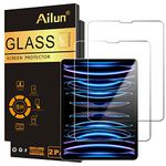 Ailun Screen Protector Compatible with iPad Pro 11 inch Display (2018),[2Pack],2.5D Tempered Glass,Face ID Compatible[Apple Pencil Compatible] Anti-Scratch,Case Friendly-Siania