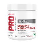 GNC Pro Performance Pure Micronized Creatine Monohydrate | 250 gm | 83 Serving | Instantized | Fuels Muscles | Increase Muscle Mass | Rapid Absorption | Lab Tested | Unflavoured | Boosts Athletic Performance | Imported