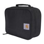 Carhartt Insulated 4 Can Lunch Cooler, Fully Insulated, Durable Water Resistant Cooler, Essential Lunch Cooler (Black)