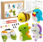 Crochet Kit for Beginners,4 PCS Ani