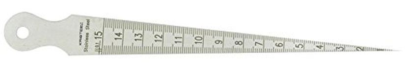 KRISTEEL Taper Gauge/Bore Gauge - A (1-15 mm) Pack of 2