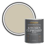 Rust-Oleum Beige Scrubbable Kitchen Cupboard Paint in Satin Finish - Silver Sage 750ml