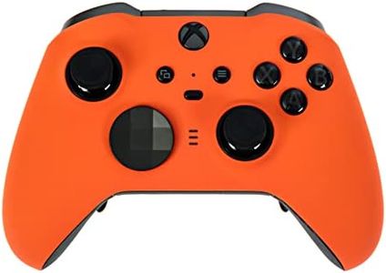 Xbox Elite Series 2 Custom Soft Touch Controller - Soft Touch Feel, Added Grip, Neon Orange Color - Compatible with Xbox One, Series X, Series S