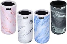 CM Pack of 4 Tall Boy Can Sleeves Soft Neoprene Tallboy Can Covers Bottle Insulators Can Cooler for 24 Fluid Ounce Energy Beer Beverage Drink Cans