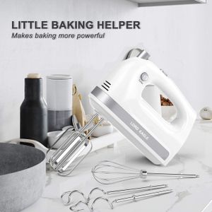 Lord Eagle Hand Mixer 400W – White Electric Kitchen Mixer
