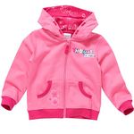 Thomas & Friends Tank Engine Boys Girls Zip Up Hoody Front Back Print UK Seller - Pink Heart - 2/3 Years