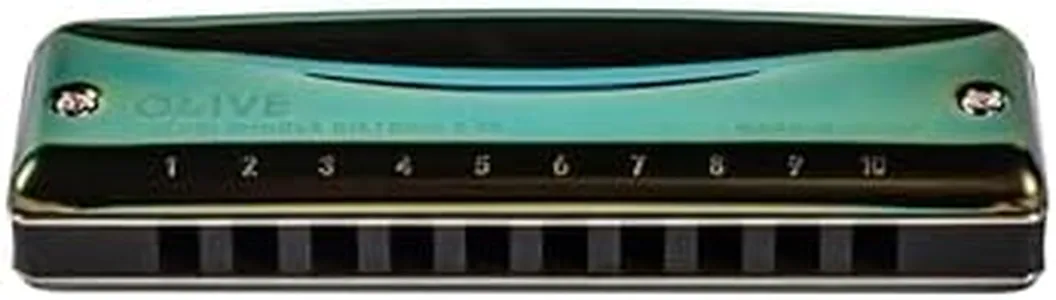 Suzuki Olive C20 10 Hole Diatonic Harmonica - Key of C