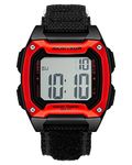 Armitron Sport Men's Digital Chronograph Nylon Strap Watch, 40/8465, Black/Red, Black/Red